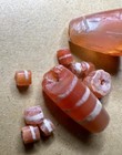 Ancient Carnelian Etched Beads 200bce Bactrian