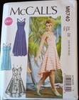 Mccall s Uncut Pattern M6740 Misses Size 12-20 Shoulder Strap Summer Dresses