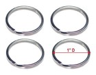 1000pcs Heavy Duty 1  Nickel Plated Steel Split Key Rings - Durable   Rust-resis