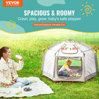 Vevor Baby Playpen With Canopy  Indoor outdoor Portable Playpen For Babies And T
