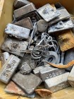 Vtg Weight 50 Lbs  Hunting Lead Weights Lot Saeco Fishing Scrap Bullet Lure