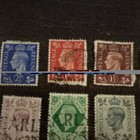 Great Britain George Vi Used Stamps Lot Of 11 Incl Tangier