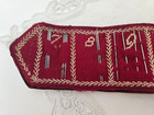 Victorian Antique Leather Needle Case Hand-embroidered Needle Holder walet nice 