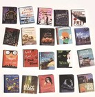Lot Of 20 Dollhouse Miniature Books Modern Titles No Duplicates Scale 1 12