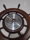 Focal 18 Inch Vintage Ship Wheel Weather Barometer  -  Made In West Germany