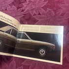 Vintage 1977 Peugeot 604 Dealership Sales Brochure 