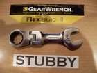 New Gearwrench Flex Head Stubby Sae   Metric Ratcheting Comb wrench choose Size