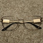 Versace Ve1301 1002 Gold 55mm Eyeglasses New Authentic