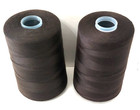 6000 Yd  Tex 40 Polyester Thread Set Of Two Cone For Quilting And Crafts  Brown