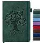 A5 Lined Journal Notebook 200 Pages Tree Of Life Hardcover Leather Diary