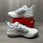 New Balance Fresh Foam 3000v7 Baseball Cleats Youth 2 5y White Rubber Molded