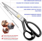 Fabric Scissors Tailor Sewing Shears - 9 Inch Heady Duty Scissors For Fabric