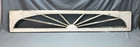 Antique Vtg Transom 12x67 Elliptical Privacy Glass Window Sunburst Old 993-25b