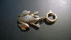 Vintage   a Frog  Metal- Pendant-charm