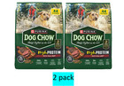  2 Pack  Purina Dog Chow High Protein Dry Dog Food Recipe With Real Beef  44 Lb