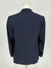 Polo Ralph Lauren Men s 38r Navy Blue Blazer Italy Silver Button Wool Corneliani
