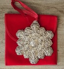 Towle Sterling Silver Snowflake Ornament 1991 Old Master Snowflake 2nd Edition