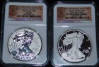 2012 S Silver Eagle San Francisco Proof Set 2 Coins Ngc First Releases    s    Label