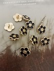 Small Lot Of 10   Small 12mm Designer Button Chanel Button  Button Gold Tone 