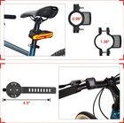 Ultra-bright Bike Tail Light Turn Signals auto Brake Usb Rechargeable Waterproof