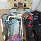 Junk Drawer Lot Mixed Items Vintage Modern Tools Toys Cords Pouches More