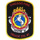 Chicago Fire Tv Show Shoulder Patch  Truck Co  81