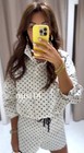 Zara New Woman Mid-rise Mini Polka Dot Shorts Bermuda Black White  3067 506 064