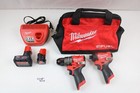 Milwaukee 3497-22 M12 Fue-hammer Drill-impact Driver Kit -new Open Box-9245-9248