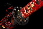 Handmade Katana 1095 High Carbon Steel Japanese Samurai Sharp Sword Red Handed