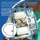 404161961 Carburetor Float Bowl O-ring Gaskets For Ski-doo Mxz Gtx Gsx Renegade