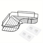 Shower Caddy Shelf Bathroom Corner Bath Storage Holder Organizer Triangular Rack