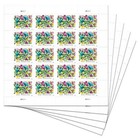 Us Forever Stamps Celebration Blooms Books Of 20  total 100 scott  5812