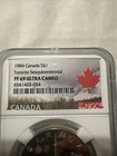 Canada 1984 Silver Dollar Toronto Sesquicentennial Pf69 Uc Ngc Maple Leaf Label