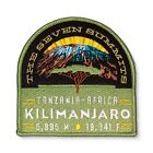 Kilimanjaro Seven Summits Embroidered Iron On Patch