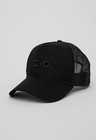 Alo Yoga District Trucker Hat Black