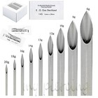 Tri-beveled Medical Grade Sterilized Body Piercing Needle 20g-6g