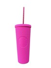 Starbucks Hot Pink Studded Tumbler 24oz Limited Color Nwot 