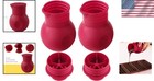 Microwave   Dishwasher Safe Silicone Baking Containers - Melt And Pour Set Of 2