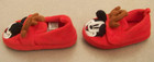 Disney Mickey Mouse Kids Slippers Antlers Christmas Plush Size Is 9 10 Usa