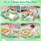 Baby Gyms Play Mats  Tummy Time Mat Toys infant Play Mat And Activity Gym New Us
