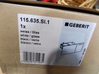 Geberit 115 635 si 1 Sigma 70 - Glass Dual-flush Actuator Plate-white