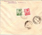 1940 Dubrovnik Croatia Yugoslavia Registered Cover To Cetinya Montenegro
