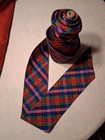 Vtg   Satin Taffeta 4  Christmas Tartan Plaid Ribbon   Bty Unwired For Bows usa