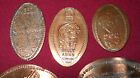 Lot Of 8 Elongated Pressed Penny Lot Smashed Souvenir Pennies