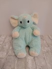 Ty Elephant Baby Plush Mint Green Rattle Stuffed Animal 2000 Vintage 