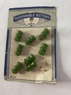 Vintage Green Barrel Bakelite Button Set Retro Fashionable Tailoring Accessory
