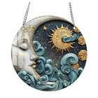 Astral Acrylic Window Hanging  Moon Acrylic Window Suncatcher Decor Style A
