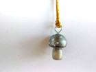 Painted Wooden Mushroom Pendant Hippie Necklace 30  Unisex  Usa Seller Gift