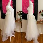 1950s Wedding Dress Made Skirt Or Strapless Dress - M - Vintage Tulle Skirt - S