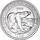 Tube Of 20 Canada 2018 Polar Bear  2 Coin 1 2 Oz  Silver Mint  9999 Fine Bu
